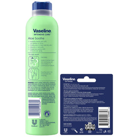Vaseline closeup spray nozzle demonstrating quick even mist benefit