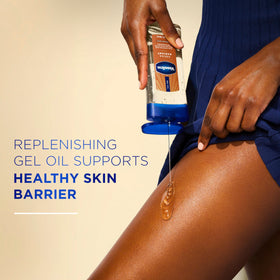 Vaseline bottle in hand showing size and portability benefit