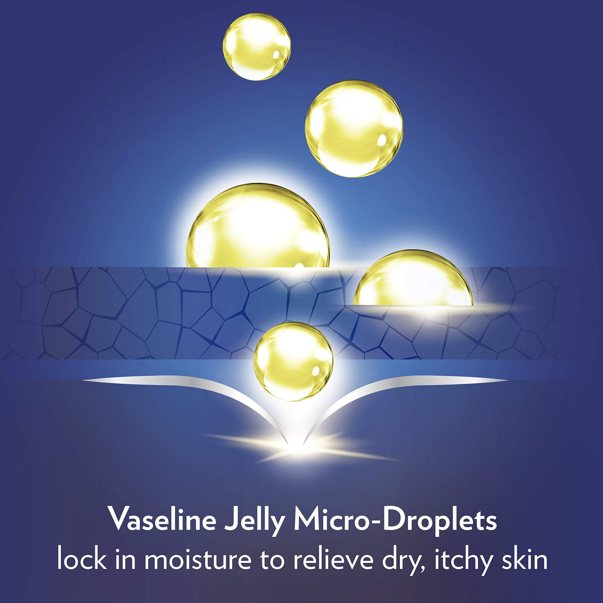 Vaseline spray being applied to arm demonstrating fast-absorbing comfort