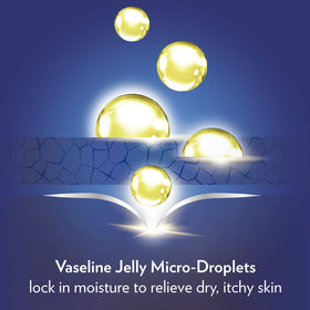 Vaseline spray being applied to arm demonstrating fast-absorbing comfort