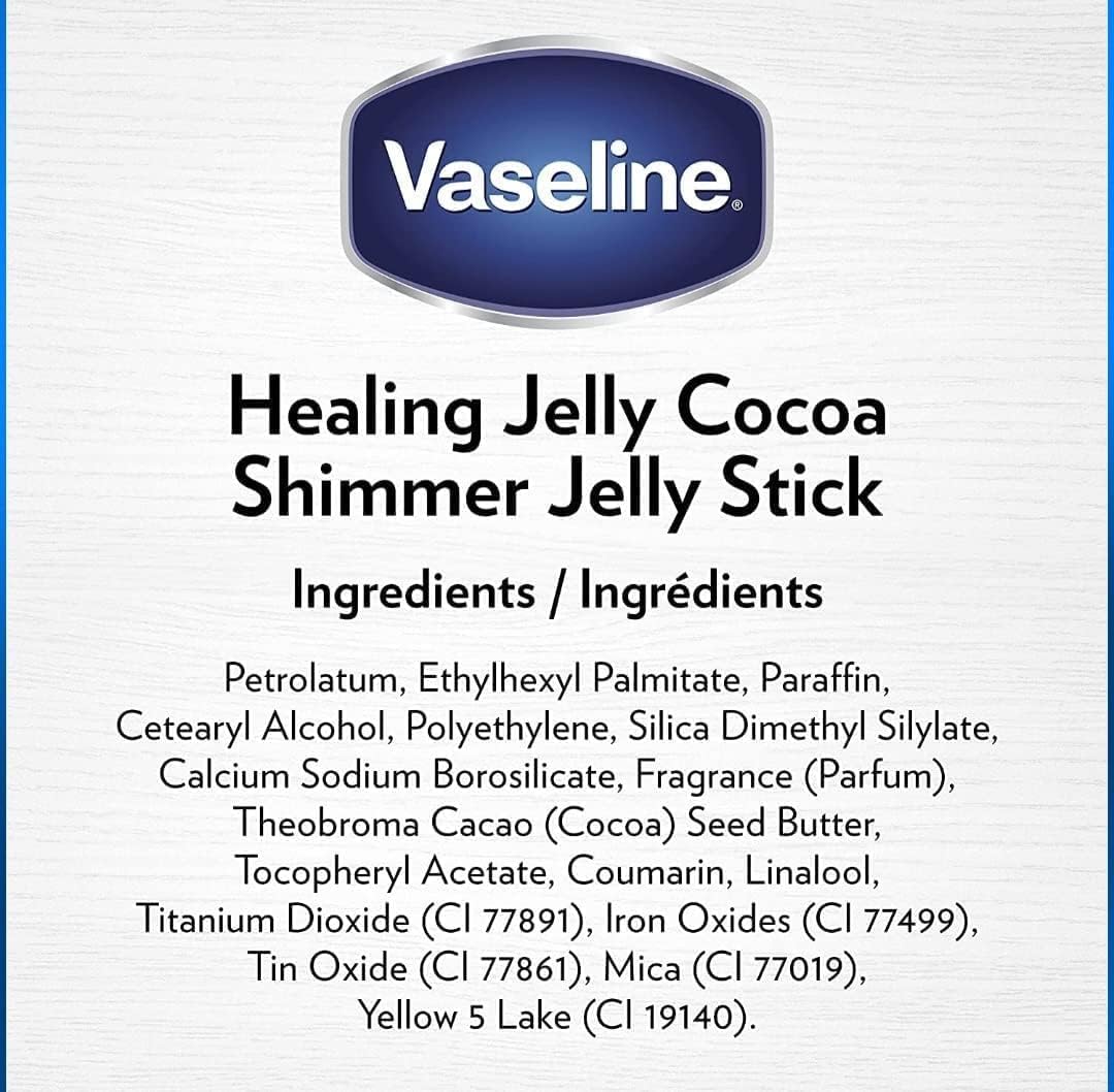 Vaseline cocoa shimmer on legs with evening outfit illustrating subtle luminous finish