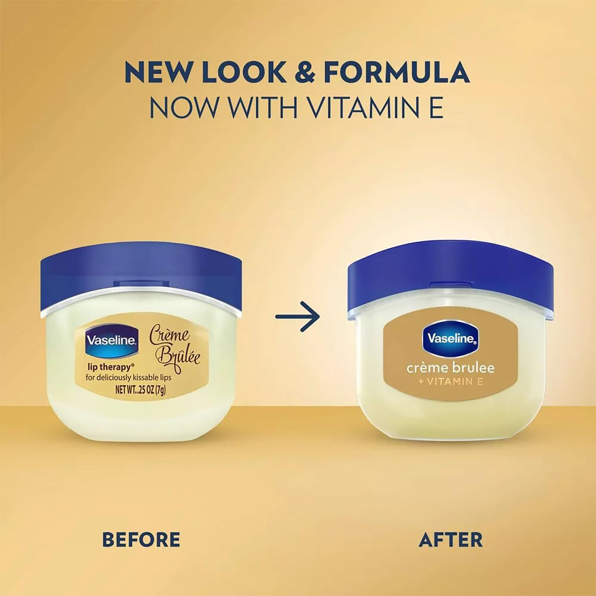 Vaseline mini jar next to coin for scale to show portable 0.25 oz size benefit