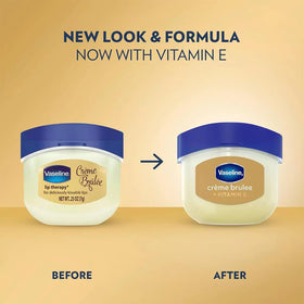 Vaseline mini jar next to coin for scale to show portable 0.25 oz size benefit