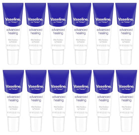 Vaseline front packaging showing 12-pack and travel-ready benefit