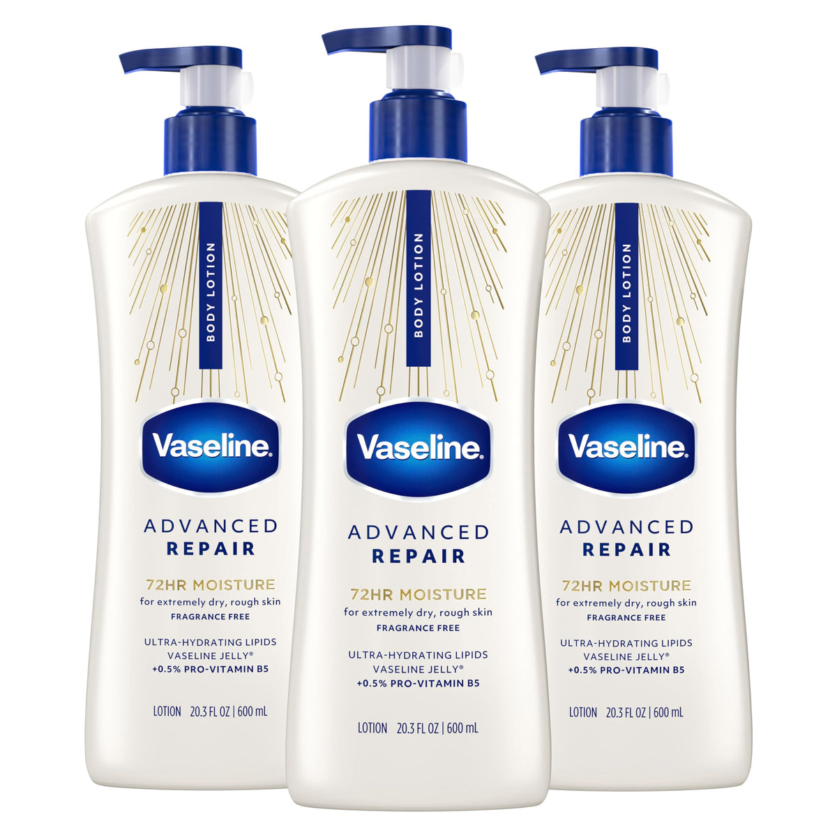 Vaseline front packaging showing product and size for quick identification and value