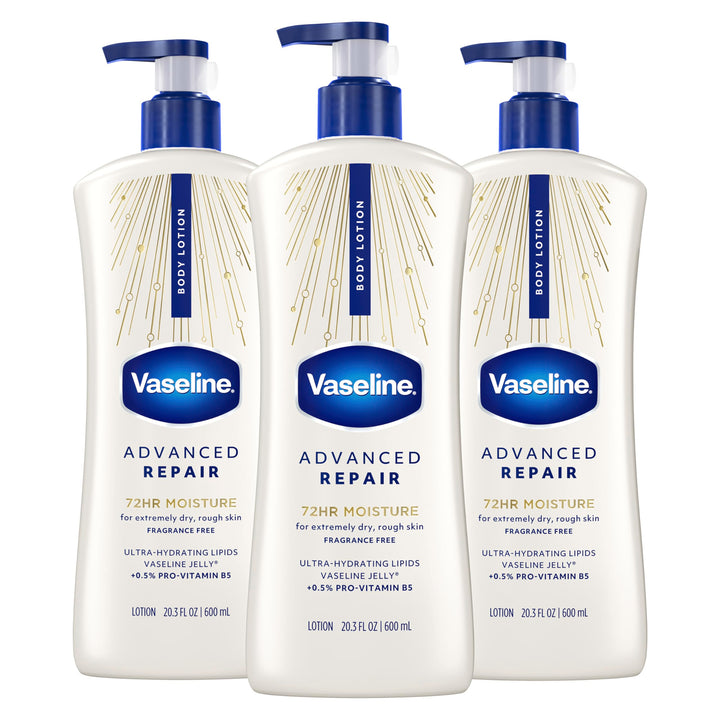 Vaseline front packaging showing product and size for quick identification and value