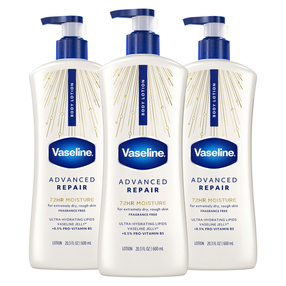 Vaseline front packaging showing product and size for quick identification and value