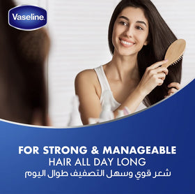 Vaseline applied to scalp demonstrating targeted relief and improved comfort