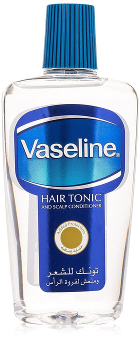 Vaseline front packaging showing product name and size with clear benefit