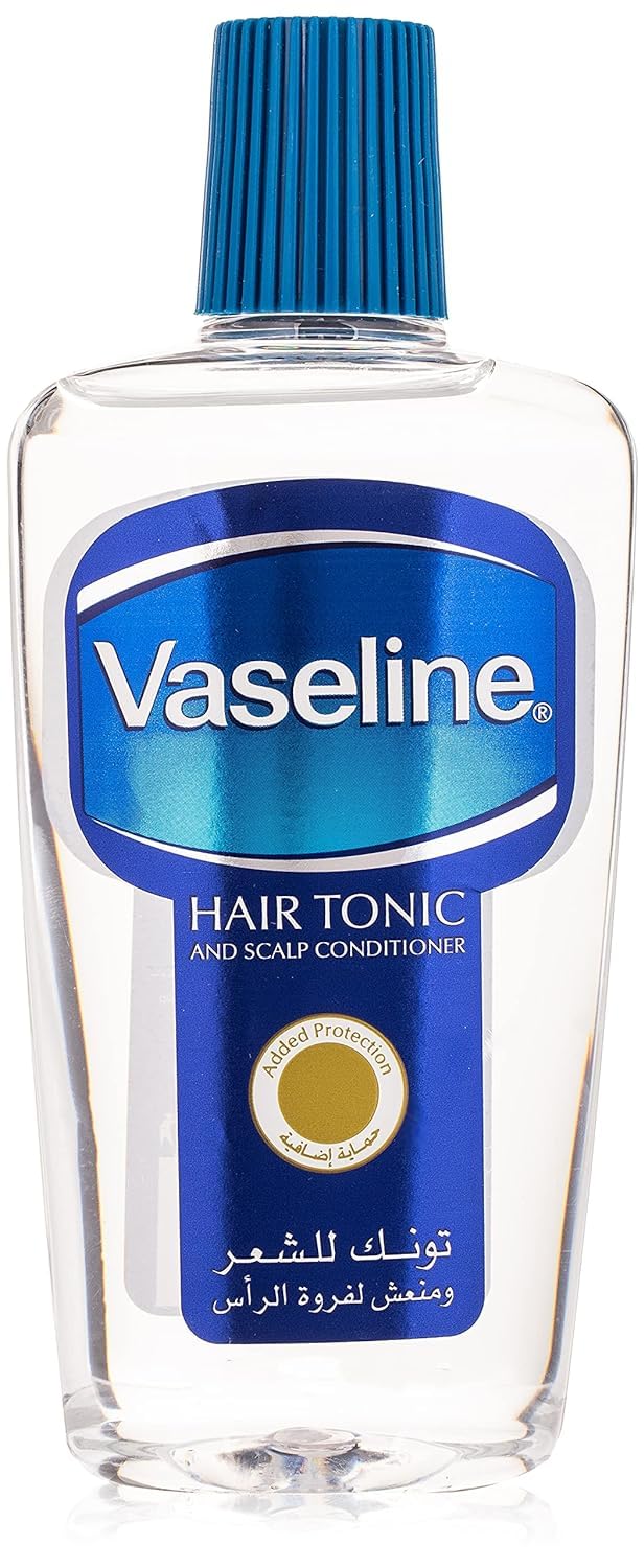 Vaseline front packaging showing product name and size with clear benefit