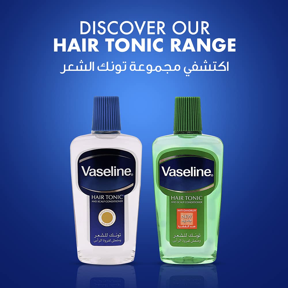 Vaseline tonic texture close-up showing lightweight consistency for quick absorption