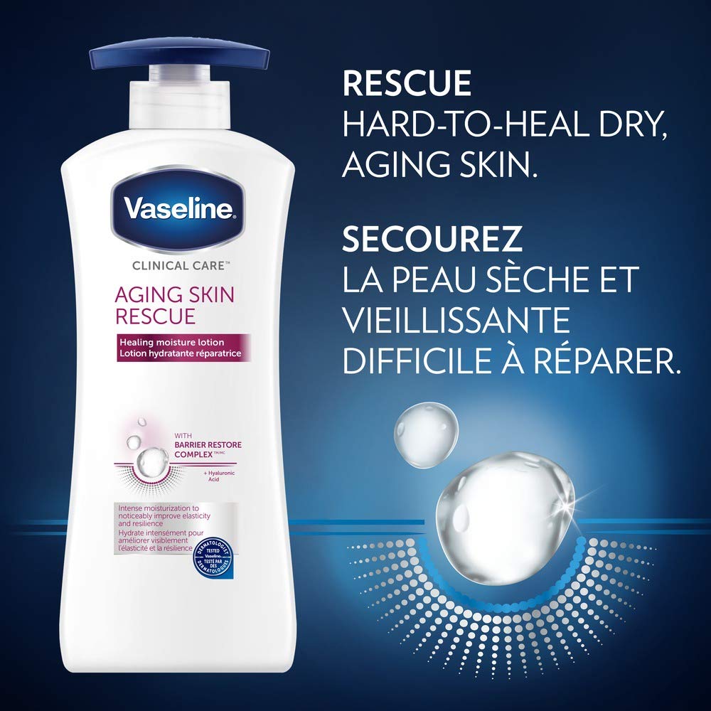 Vaseline ingredient label close-up highlighting gentle components