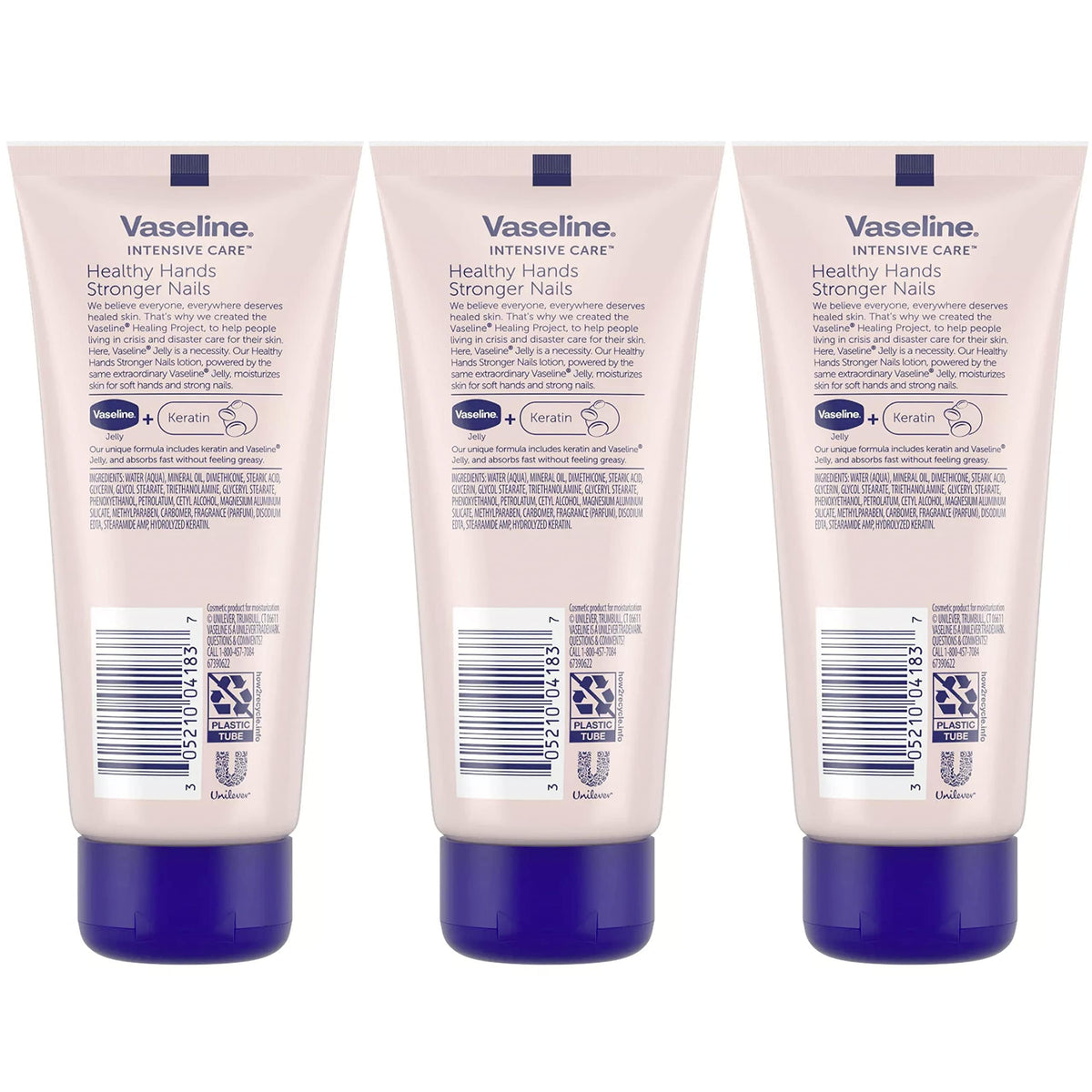 Vaseline close-up of lotion texture highlighting smooth absorption