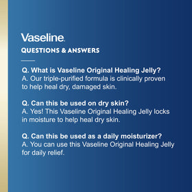 Vaseline label and ingredients closeup showing brand trust and simple formulation