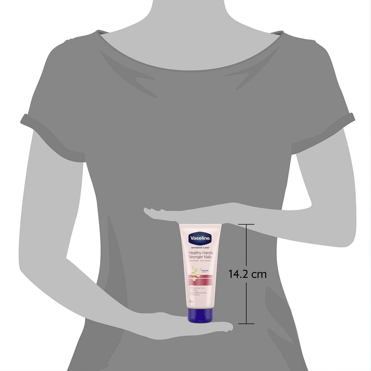 Vaseline label and ingredients close-up showing keratin and petroleum jelly