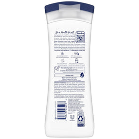 Vaseline label close-up highlighting ingredients and fragrance-free benefit