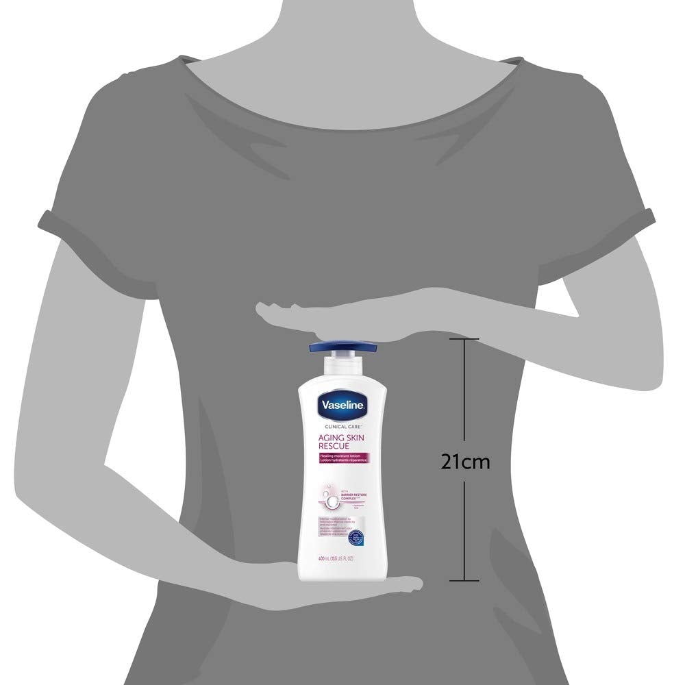 Vaseline bottle on bathroom shelf suggesting daily routine convenience