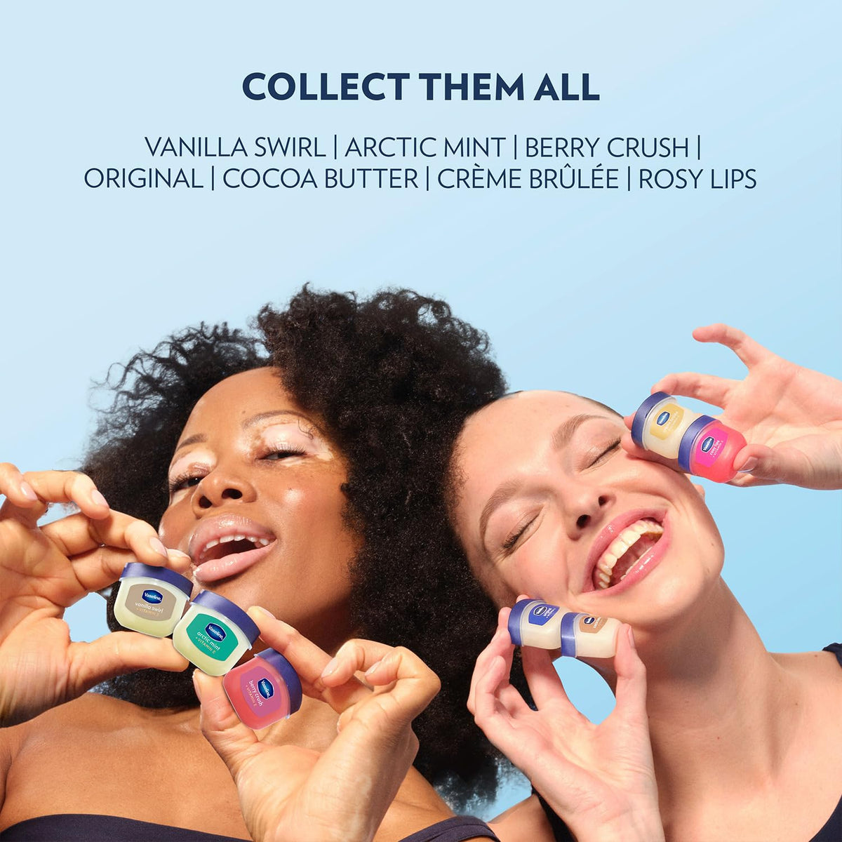 Vaseline in lifestyle outdoor use protecting lips from dryness