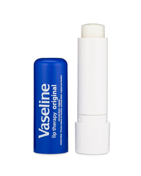 Vaseline label closeup showing ingredients and simple trusted formula