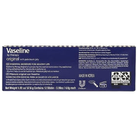 Vaseline open stick texture view showing smooth balm for quick application
