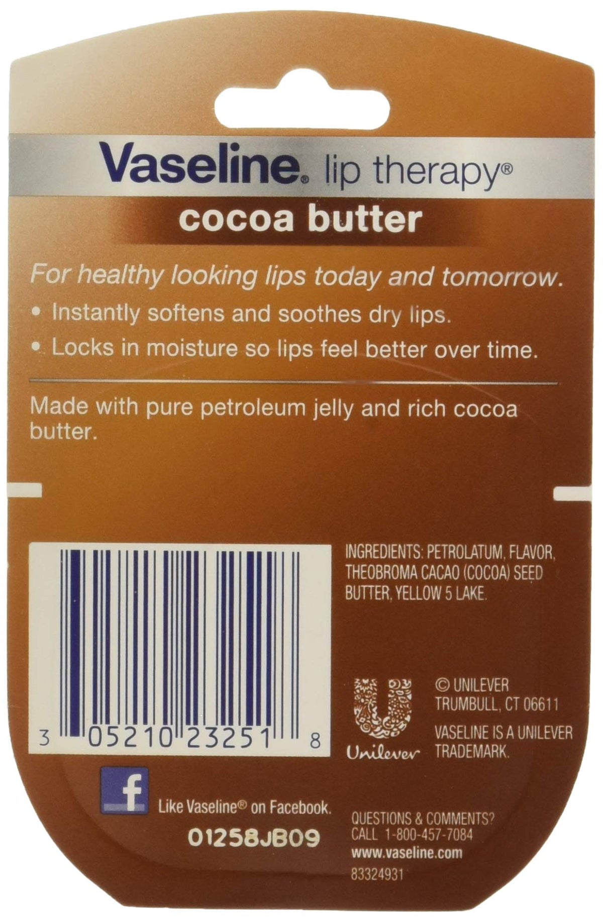 Vaseline cocoa butter balm texture close-up illustrating smooth application benefit