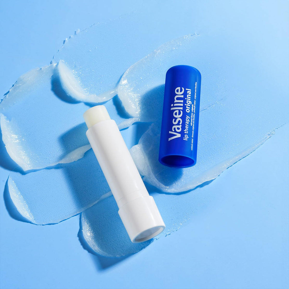 Vaseline tube inside a purse lifestyle shot illustrating on-the-go relief