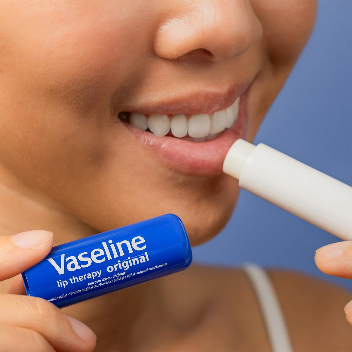 Vaseline label and ingredients list visible highlighting simple trusted formula