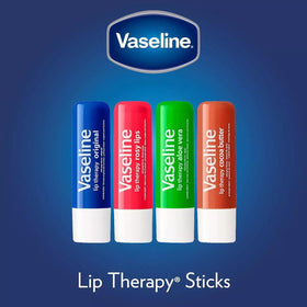 Vaseline on a nightstand indicating bedside use for overnight lip care