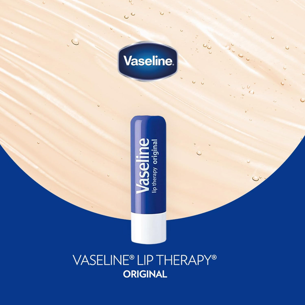 Vaseline texture spread on skin demonstrating smooth moisture and quick seal