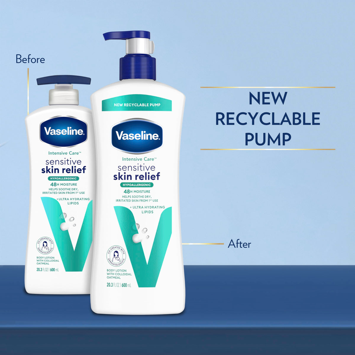 Vaseline lotion texture in palm showing smooth, non-greasy hydration