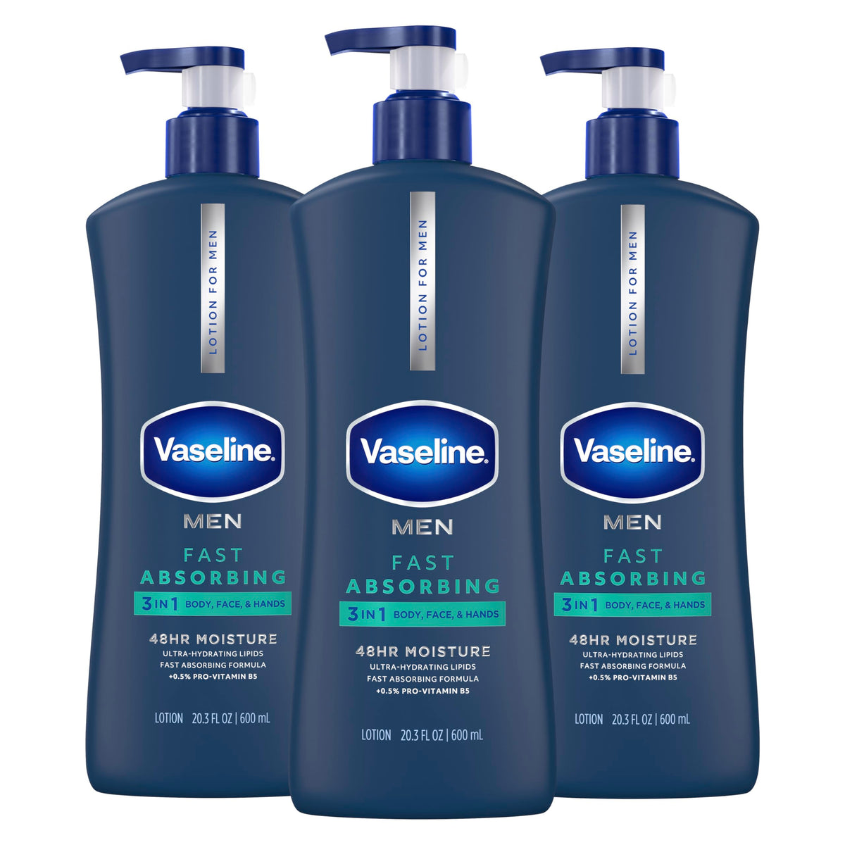 Vaseline front packaging showing product and size for quick identification and confidence