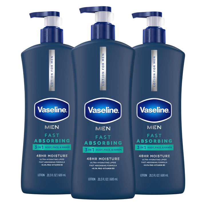Vaseline front packaging showing product and size for quick identification and confidence