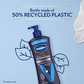 Four-pack Vaseline in bathroom setting for convenient daily routines