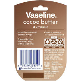 Vaseline open mini jar texture close-up demonstrating smooth moisturizing finish