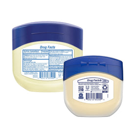 Vaseline open jar texture closeup highlighting smooth gel consistency and moisture lock