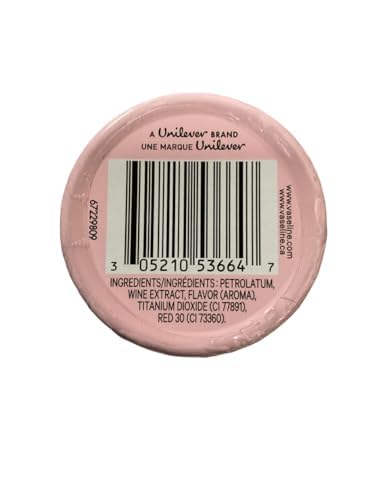 Vaseline Pink Bubbly open texture close-up highlighting glossy jelly moisturization