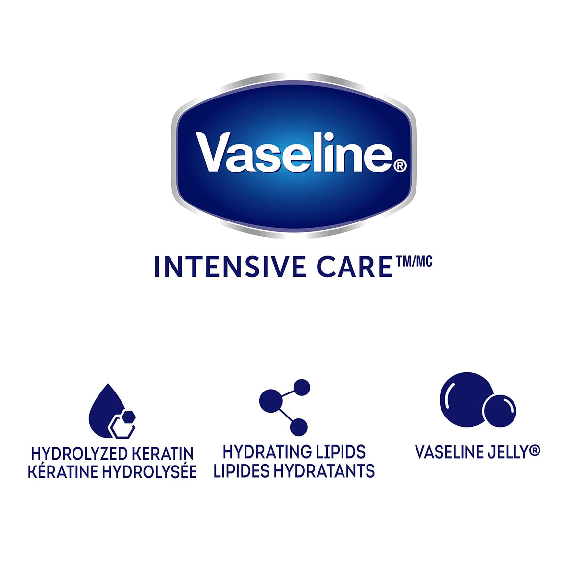 Vaseline being squeezed onto hands demonstrating easy application and control