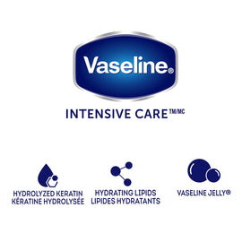 Vaseline being squeezed onto hands demonstrating easy application and control