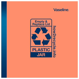 Vaseline label highlighting responsibly sourced shea butter benefits