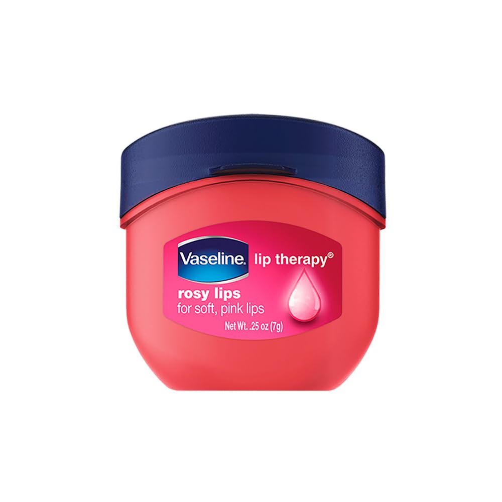 Vaseline open tin texture revealing smooth balm and quick hydration