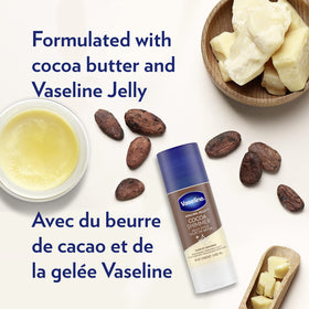 Hand holding Vaseline lotion to show 20.3 oz size and coverage scale