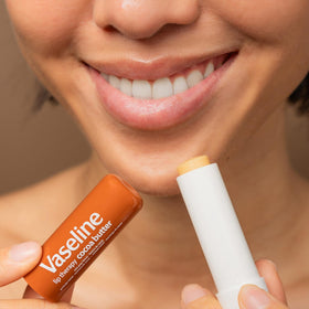 Vaseline products packed in a travel bag for on-the-go hydration