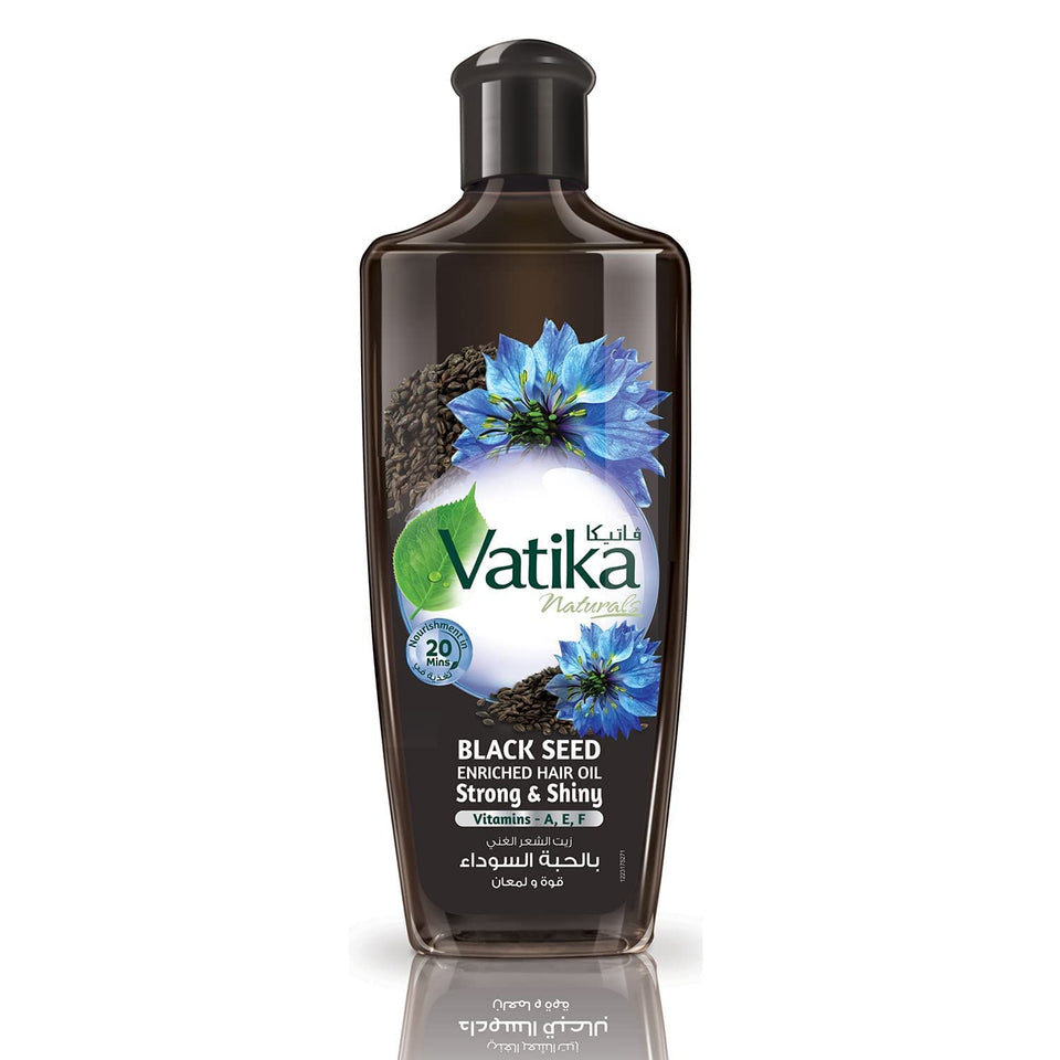 vatika naturals bottle front view showing 300 ml and benefits