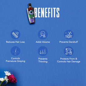Vatika oil applied to hair demonstrating detangling benefit