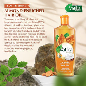 vatika naturals oil pouring texture highlighting smoothness and easy absorption benefit