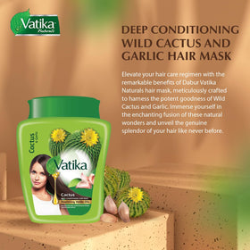 Vatika Naturals applying mask to damp hair delivering deep conditioning benefit