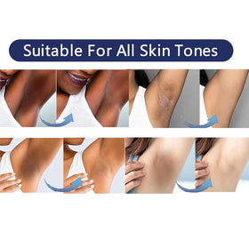 Vcetree applied to clean underarm showing even coverage and confidence benefit