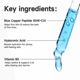 Vectium pump dispensing serum showing precise application and controlled dosage
