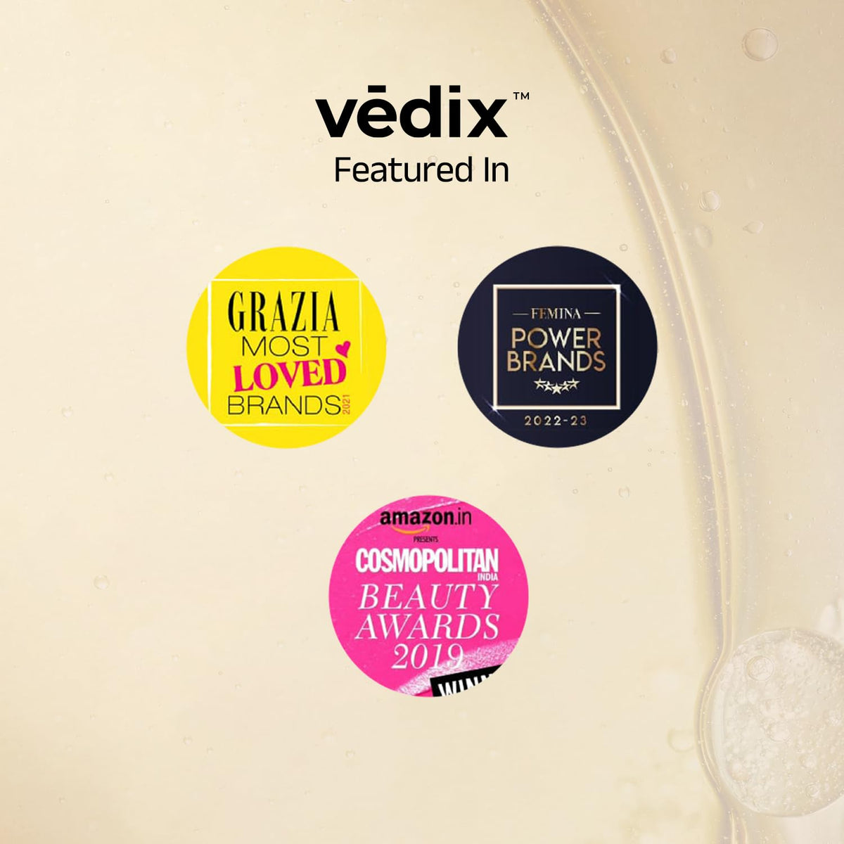 Vedix Keshamrut on bathroom shelf in a daily haircare routine setting
