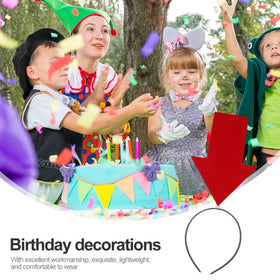Veemoon child wearing headband at party adding instant playful charm